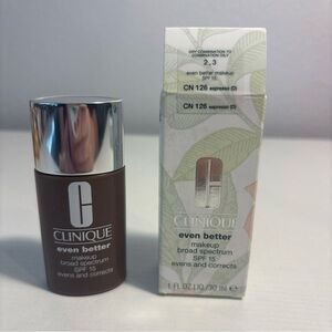 Clinique Even Better Makeup SPF 15 CN 126 Espresso NIB